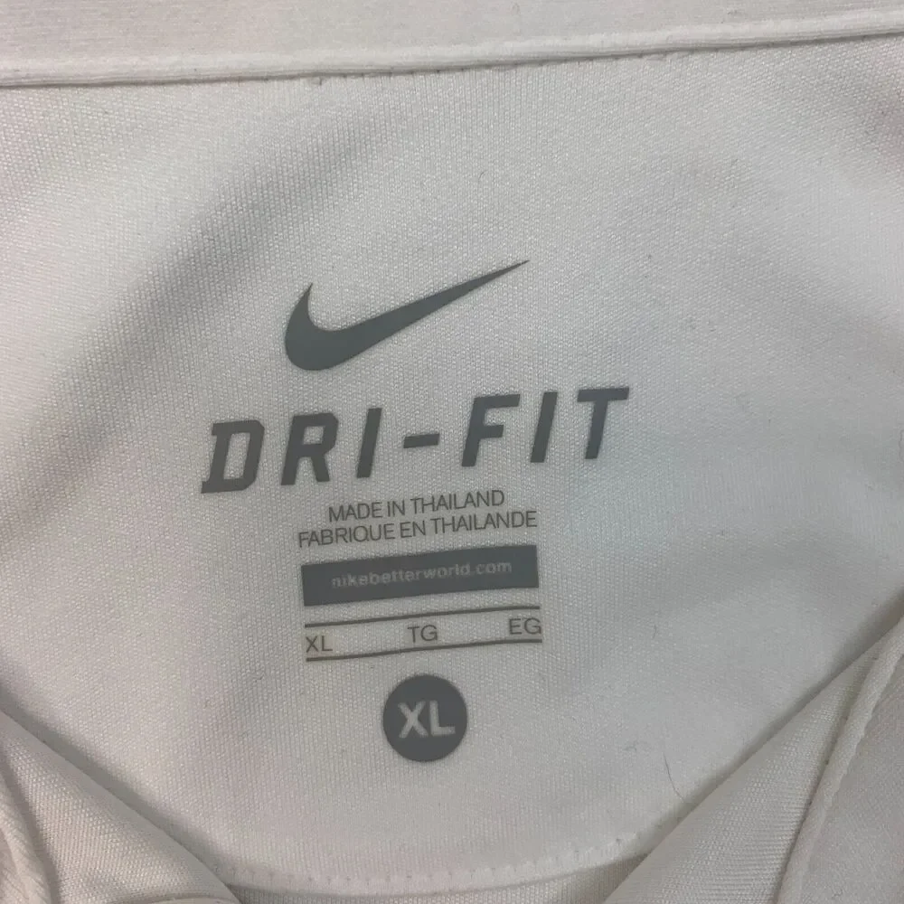 Nike Golf Shirt Mens XL Extra Large Performance Dri Fit Advantage Split Hem Polo
